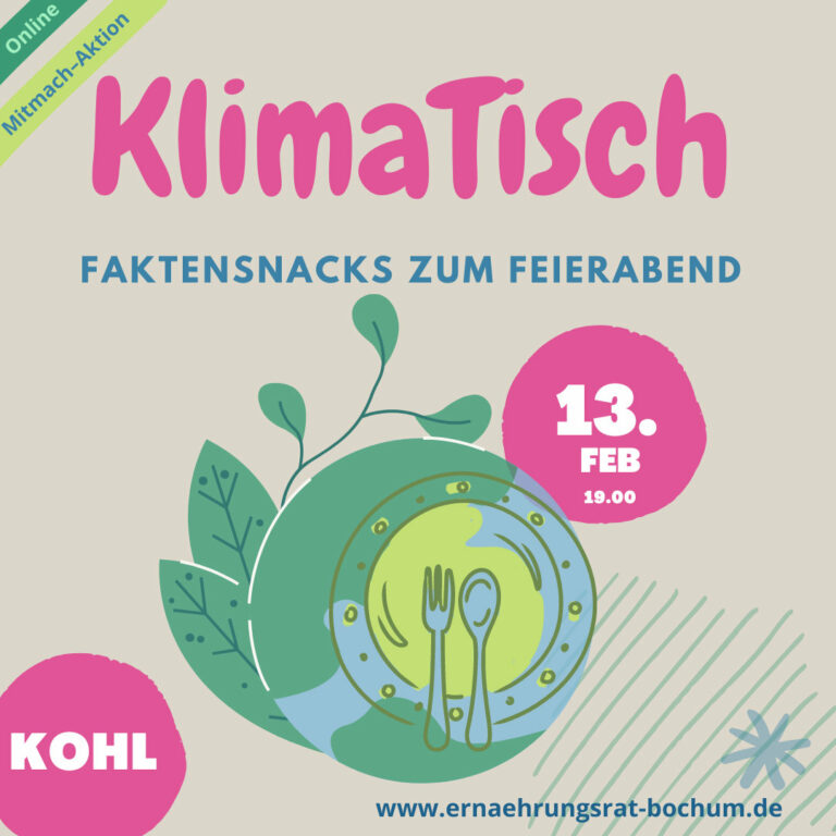 KlimaTisch: Faktensnacks zum Feierabend